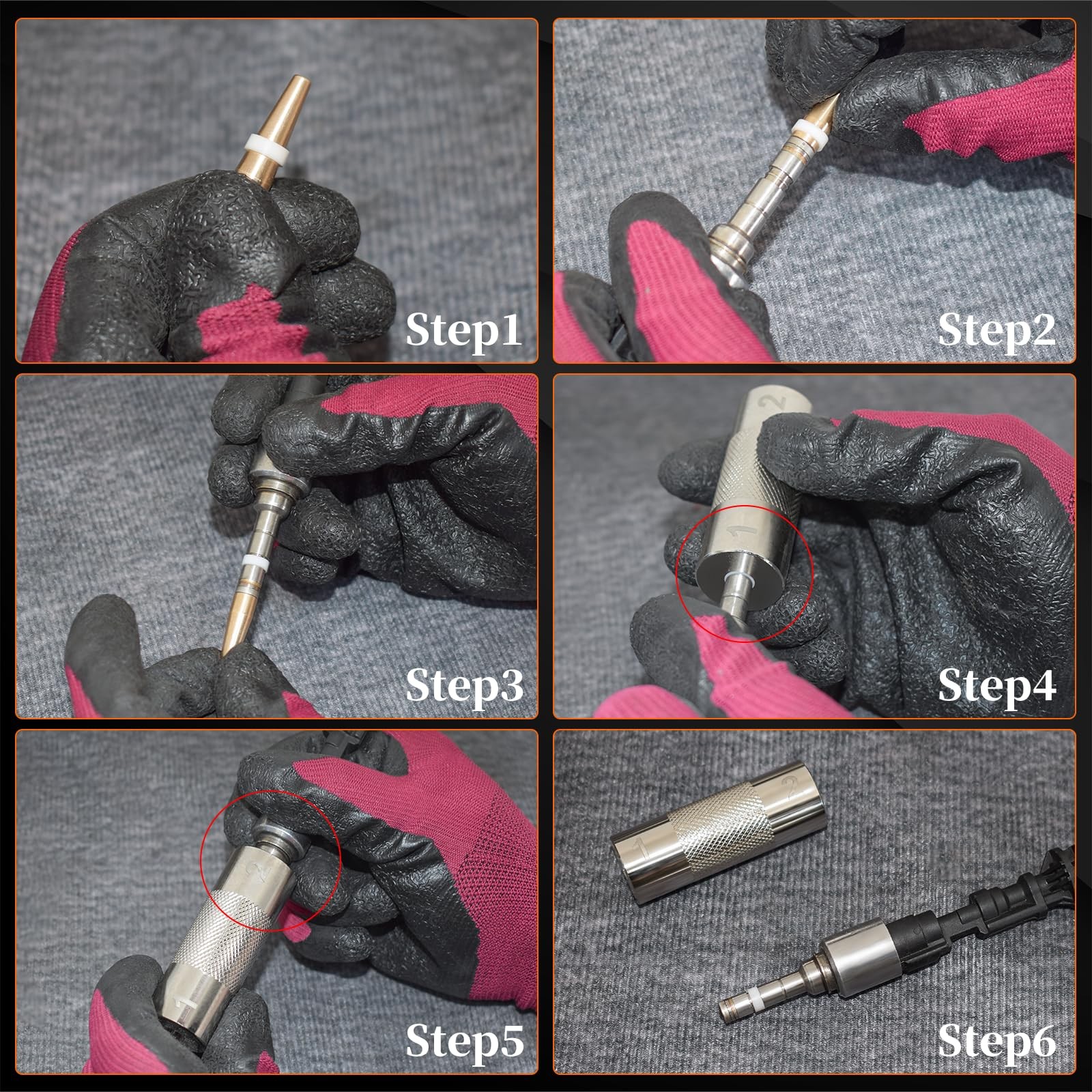 Yuesstloo Fuel Injector Puller Remover and 310-197 310-198 310-199