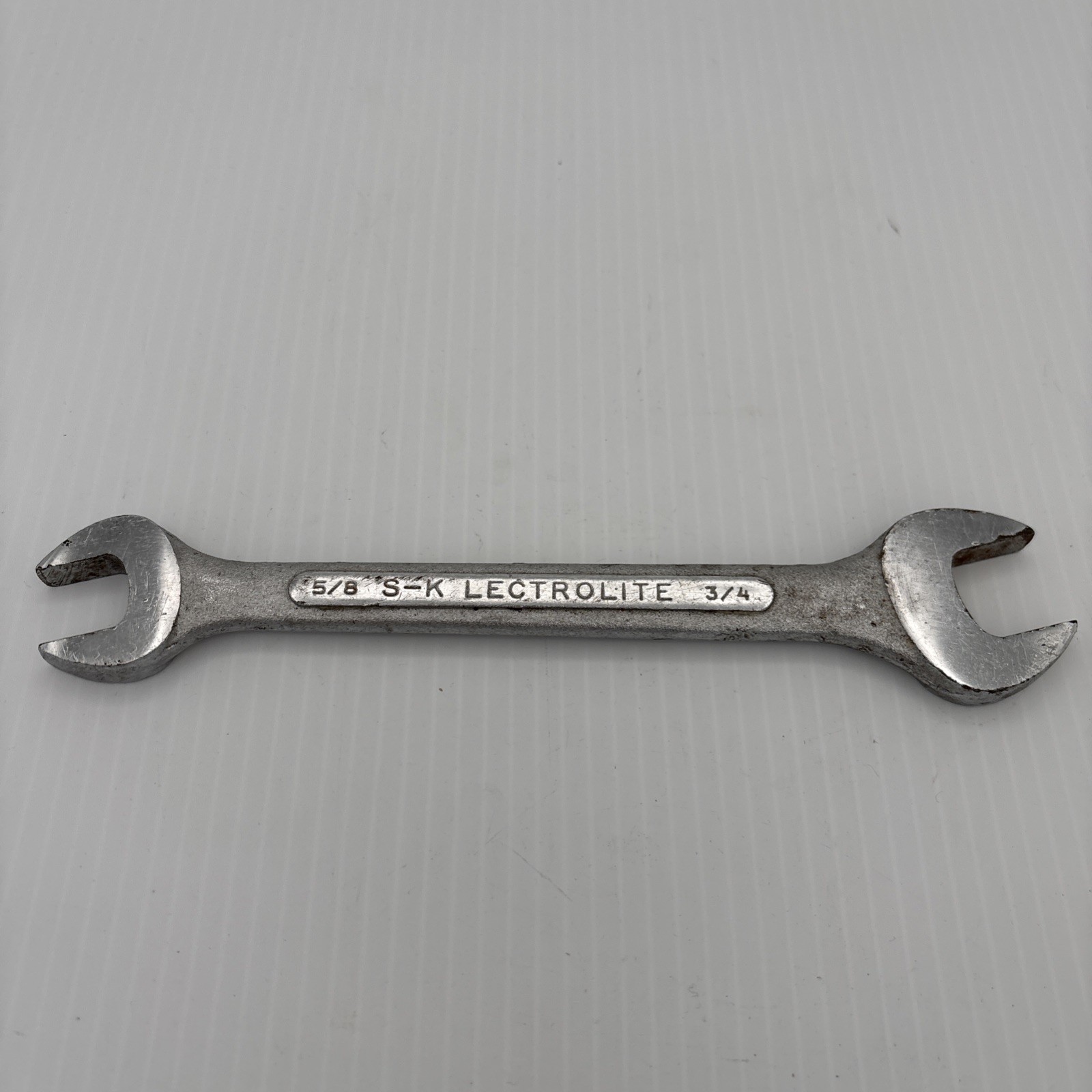 SK LECTROLITE 0-2024 5/8″ X 3/4″ SAE Chrome Open End Wrench USA