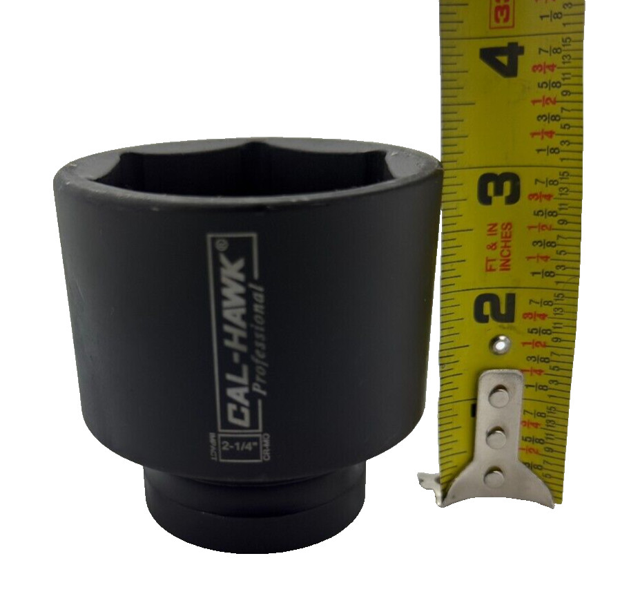 1″ Drive x 2-1/4″ IMPACT SOCKET 6 POINT Heavy Duty CR-MO