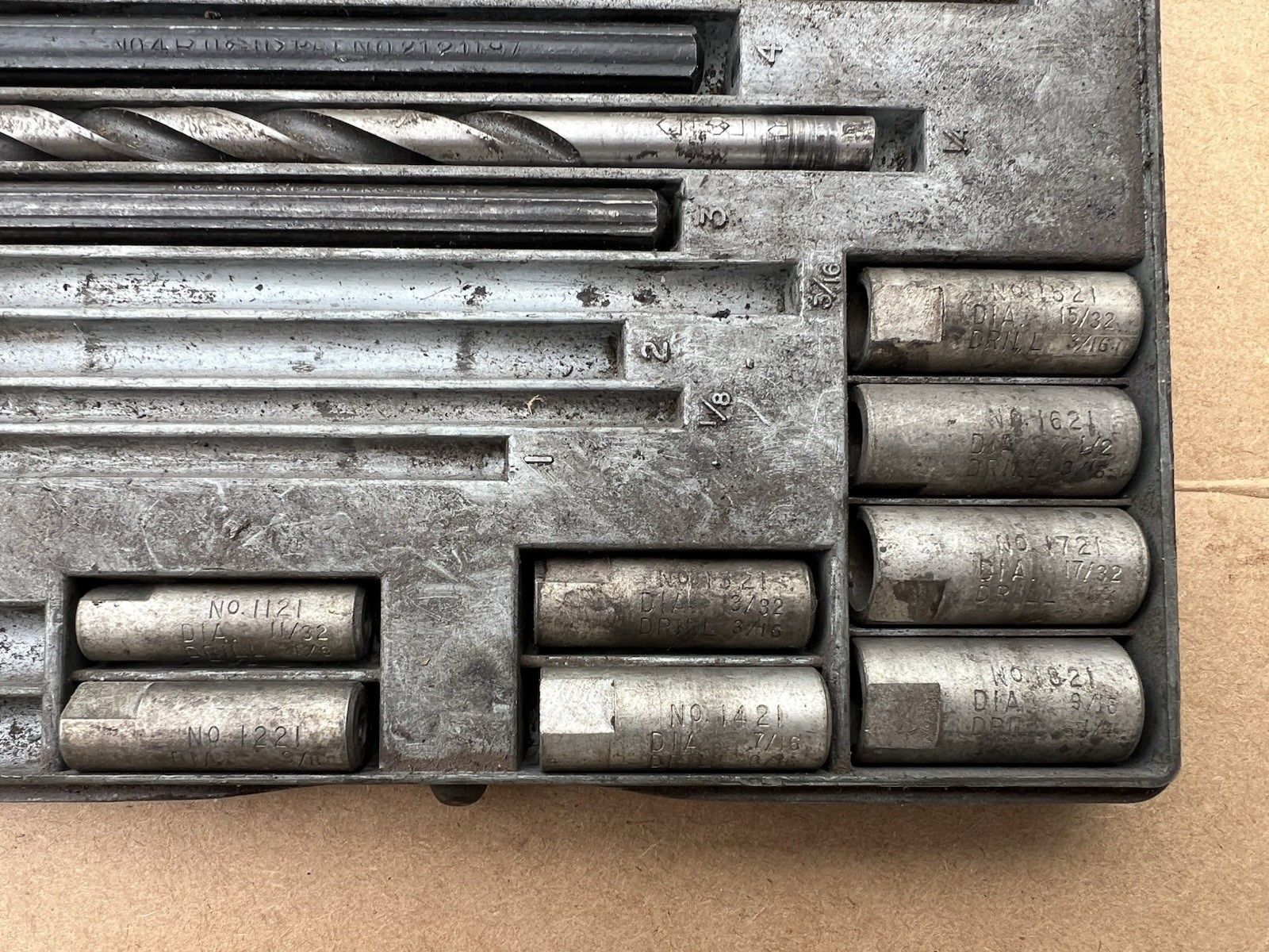 🇺🇸Vintage Blue-Point Supreme Snap-on Screw Extractor Set No.1020 INCOMPLETE