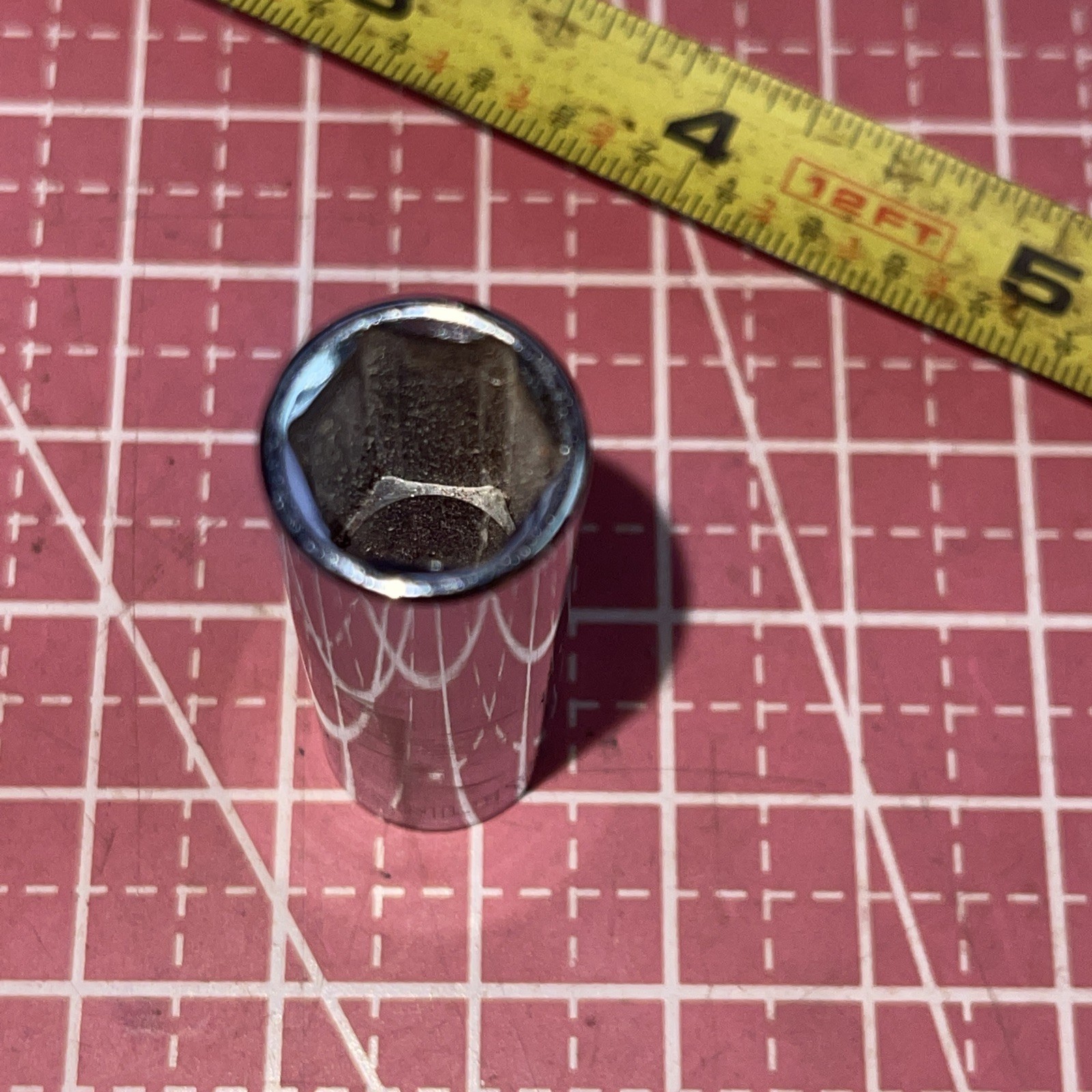 STANLEY 86-548 7/16 In SAE 1/4” Drive 6 Point Deep Socket 7/16” 1/4 86548