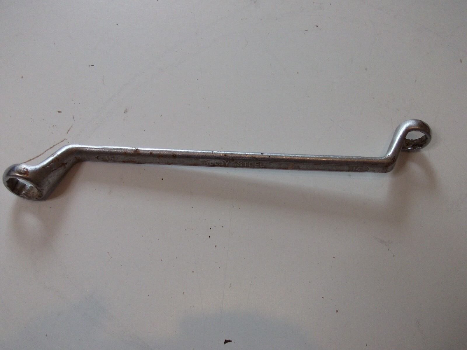 Vintage Alloy Steel 14mm x 15mm Ring Spanner West Germany Upcycle