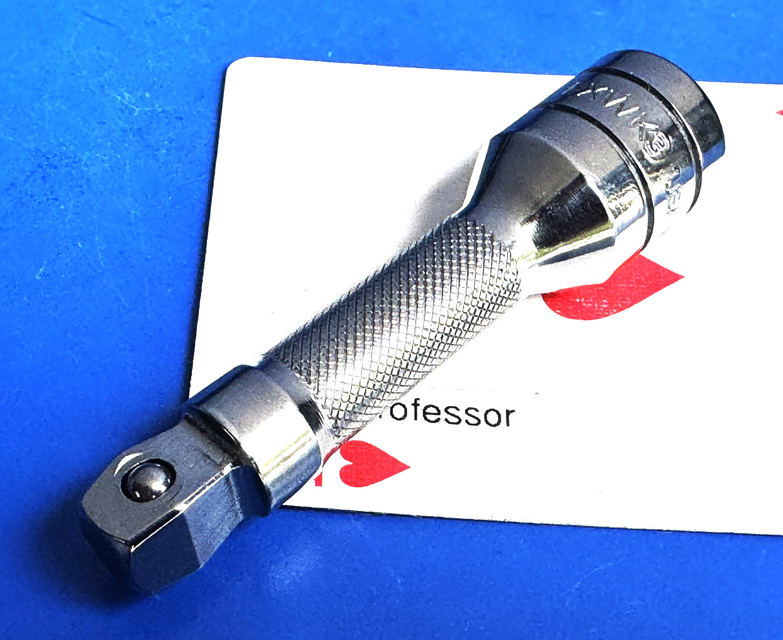 Snap-on Tools 3/8″ Knurled 3″ Chrome Wobble Socket wrench Extension FXWK3 NEW