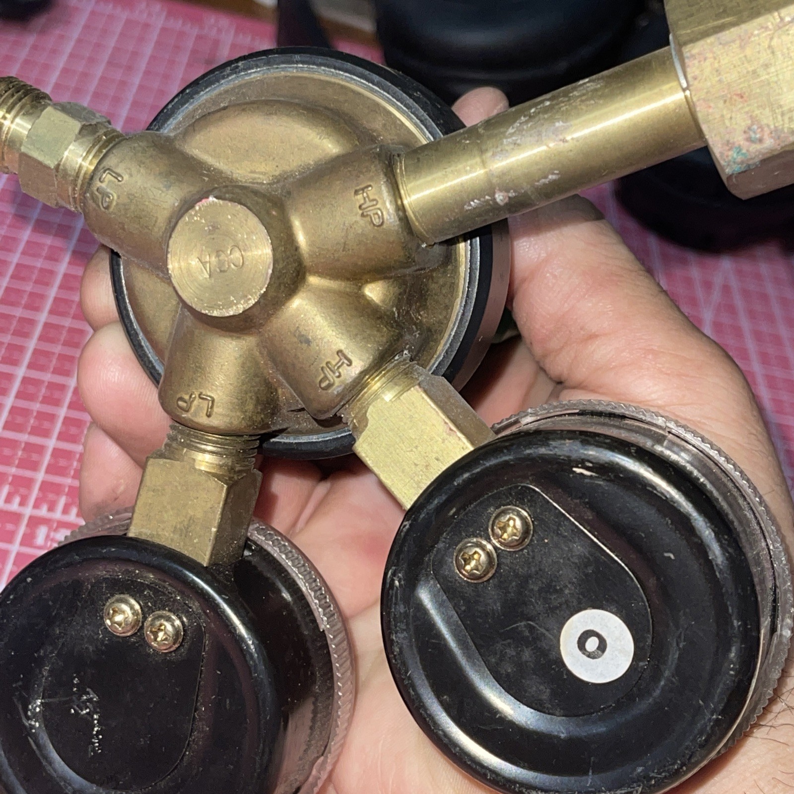NOS Weldmark By Victor Oxygen Regulator Medium Duty G250-150-540
