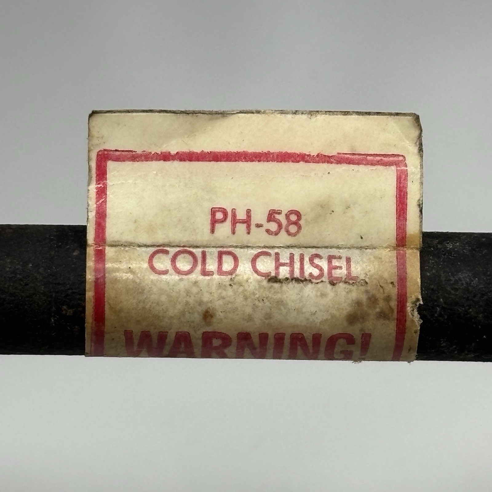 MINT Snap On Tools PH58 Air Hammer Flat Cold Chisel 5/8 X 10” Long USA VTG 1991
