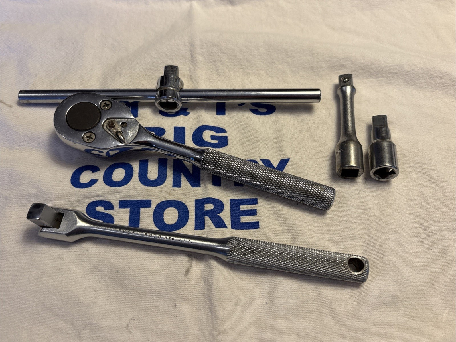 Proto Professional 3/8″ Drive Breaker Bar, Ratchet, Sliding T-Handle, Extensions