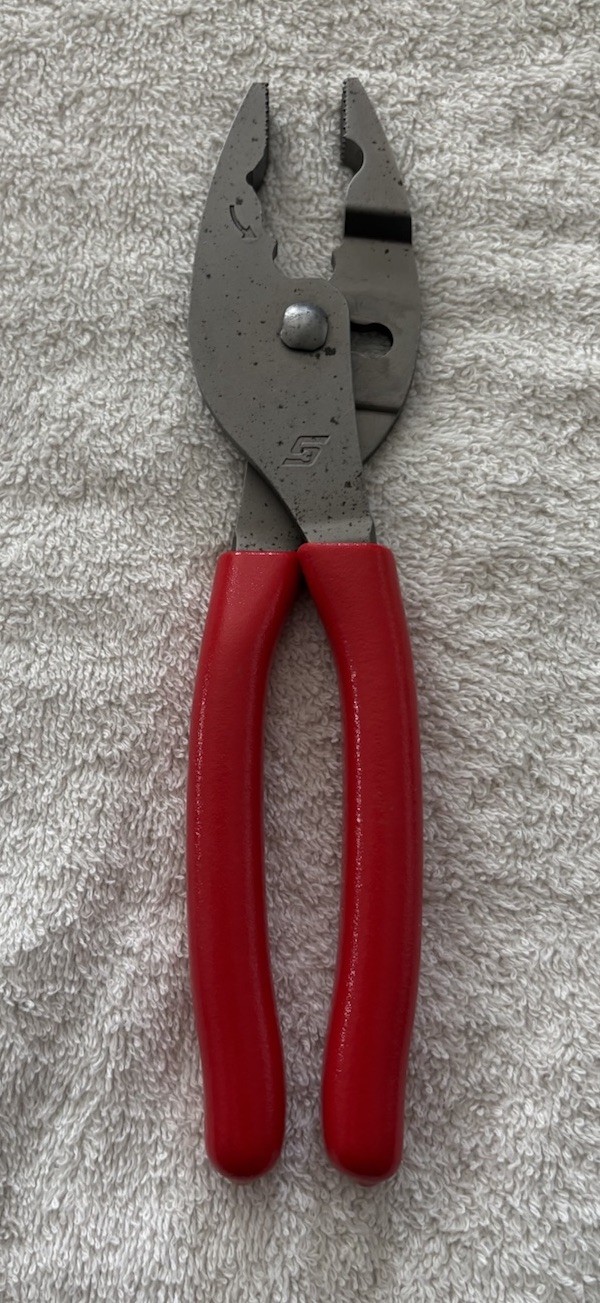 Snap On 8” Talon Grip Flank Jaw Slip Joint Pliers