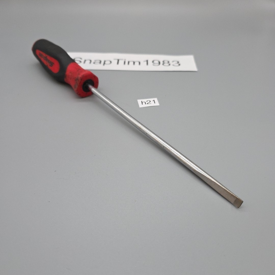 Snap-on SGD480B Flathead SCREWDRIVER 7/32 Slotted Regular Black Handle 12.5″