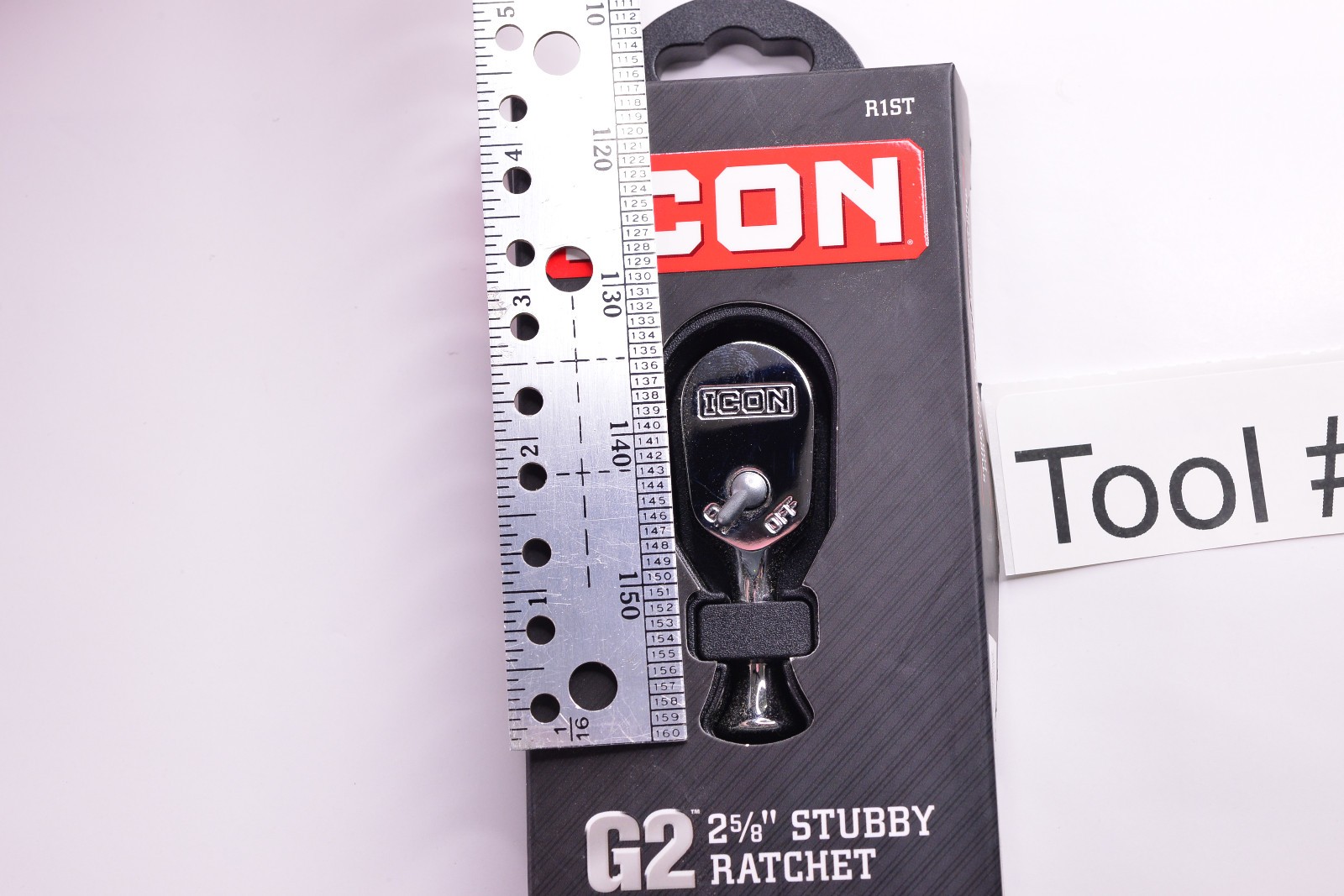 ICON (70449) – 1/4″ Drive G2 2 5/8″ STUBBY Short Ratchet (R1ST)