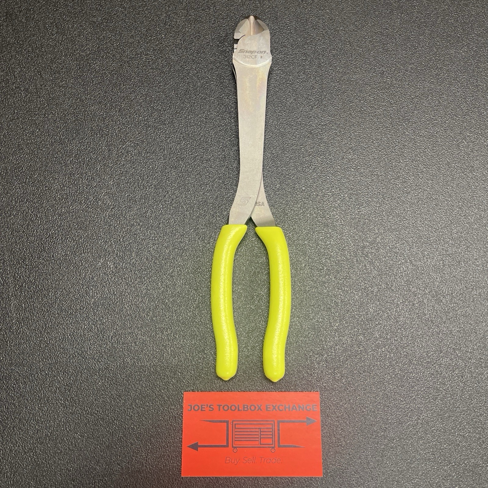 Snap-On Tools USA NEW Hi Viz 11″ VectorEdge Heavy Duty Diagonal Cutters 312CFHV