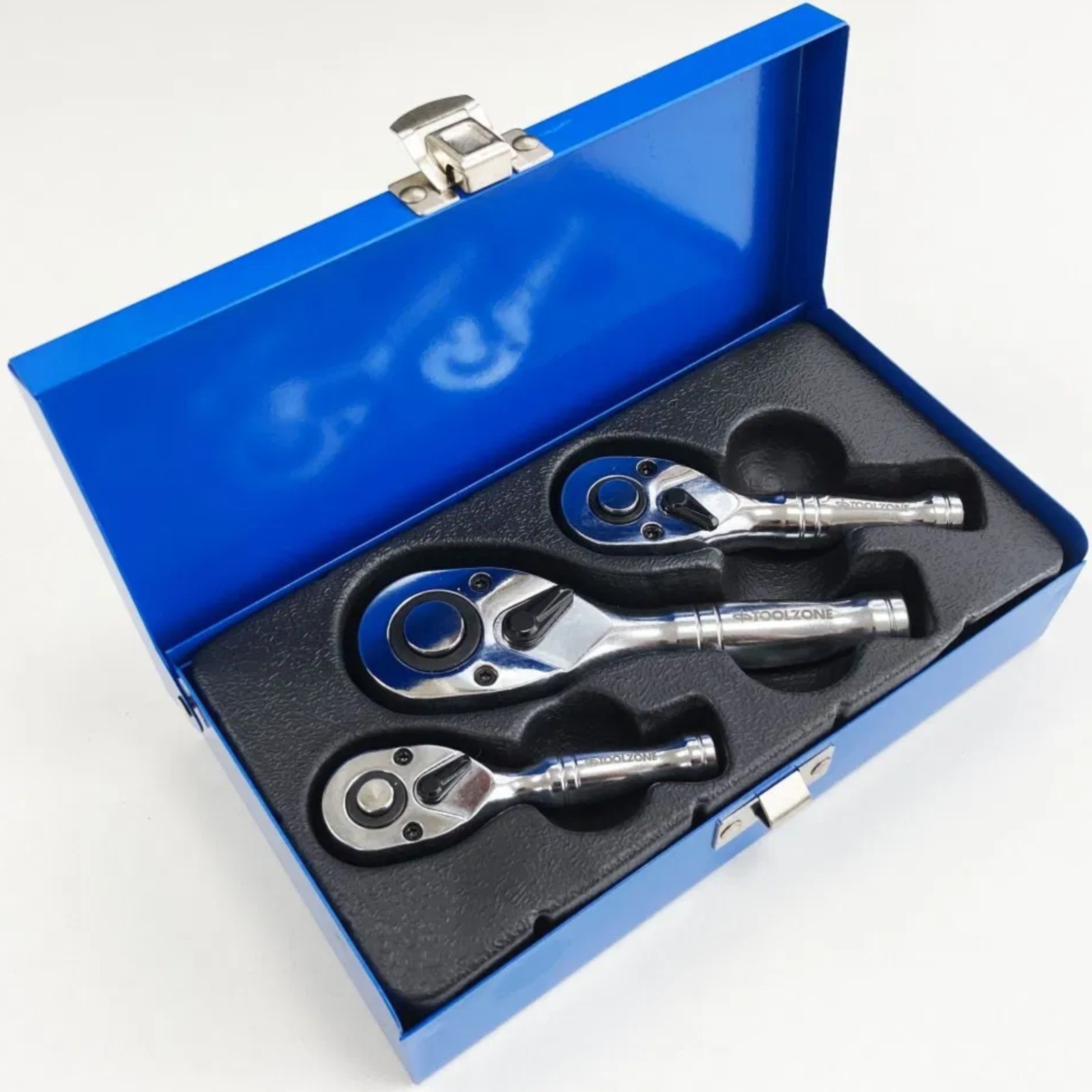 Stubby Ratchets 1/4 3/8 1/2in Drive Quick Release Reversible Ratcheting WRENCH