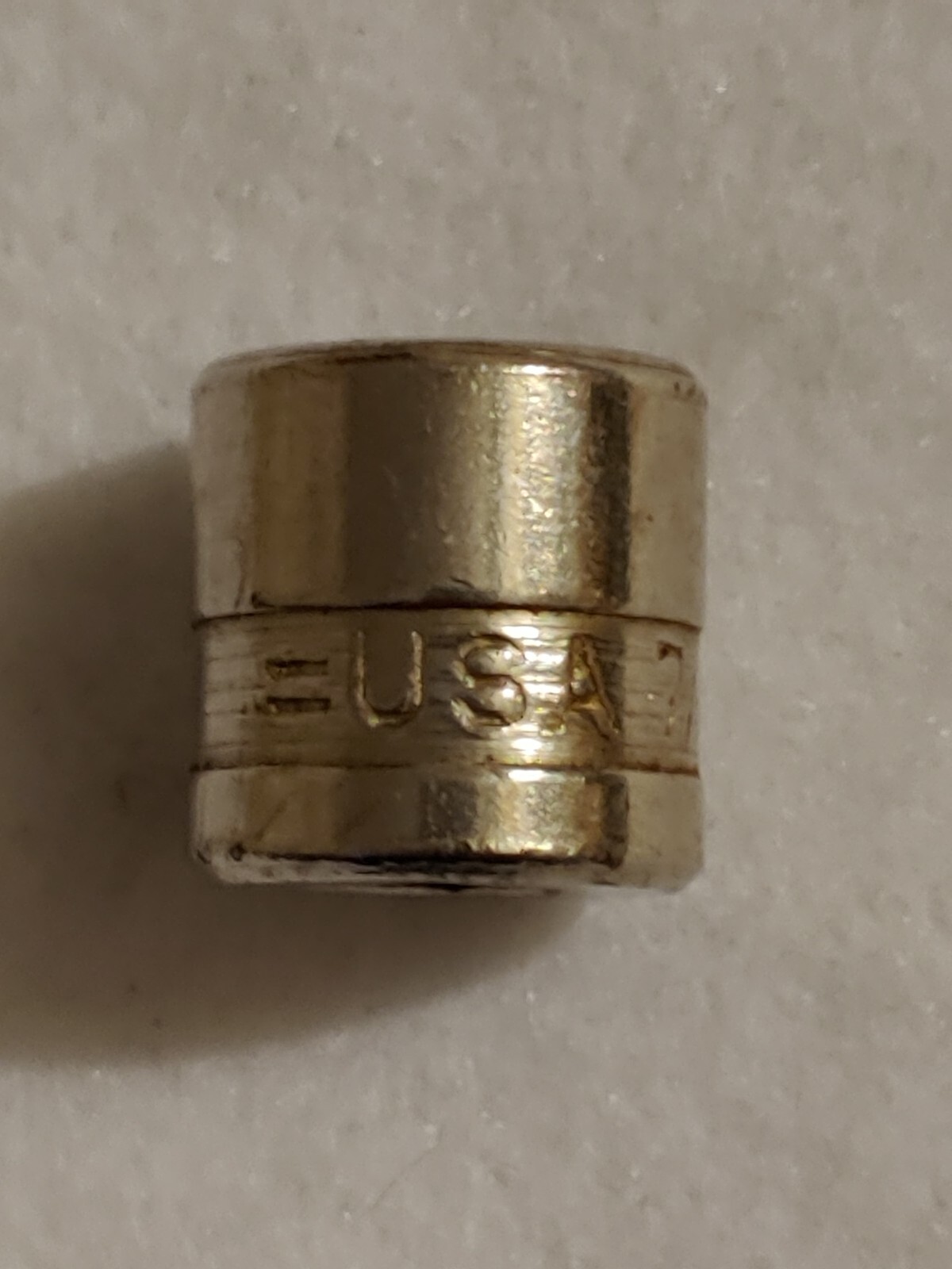 ( STAMPED – USA ) 1/4 DRIVE SOCKET 6 POINT ( 7/16 ) 5/8 in LONG