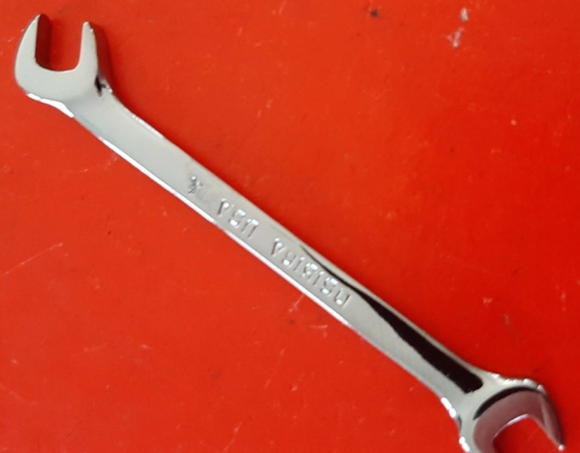 Snap-on Tools DS1516A Offset Angle 15/64 x 1/4″ Ignition Wrench Engraved