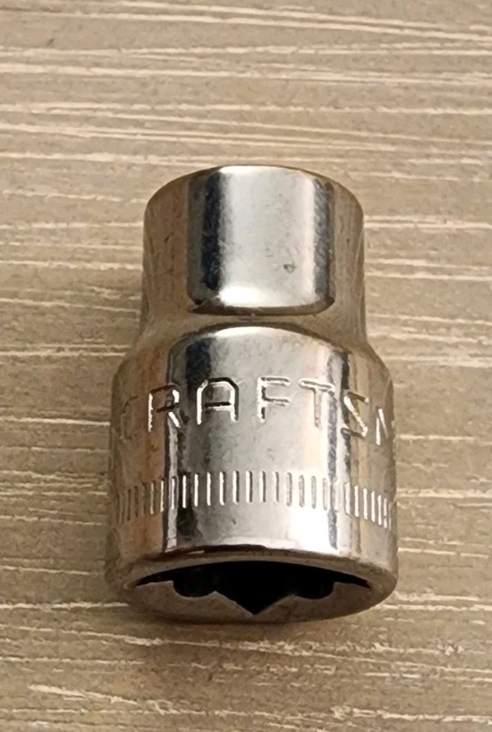Craftsman 9mm Socket 12 Point 3/8″ Drive S-AD 44301