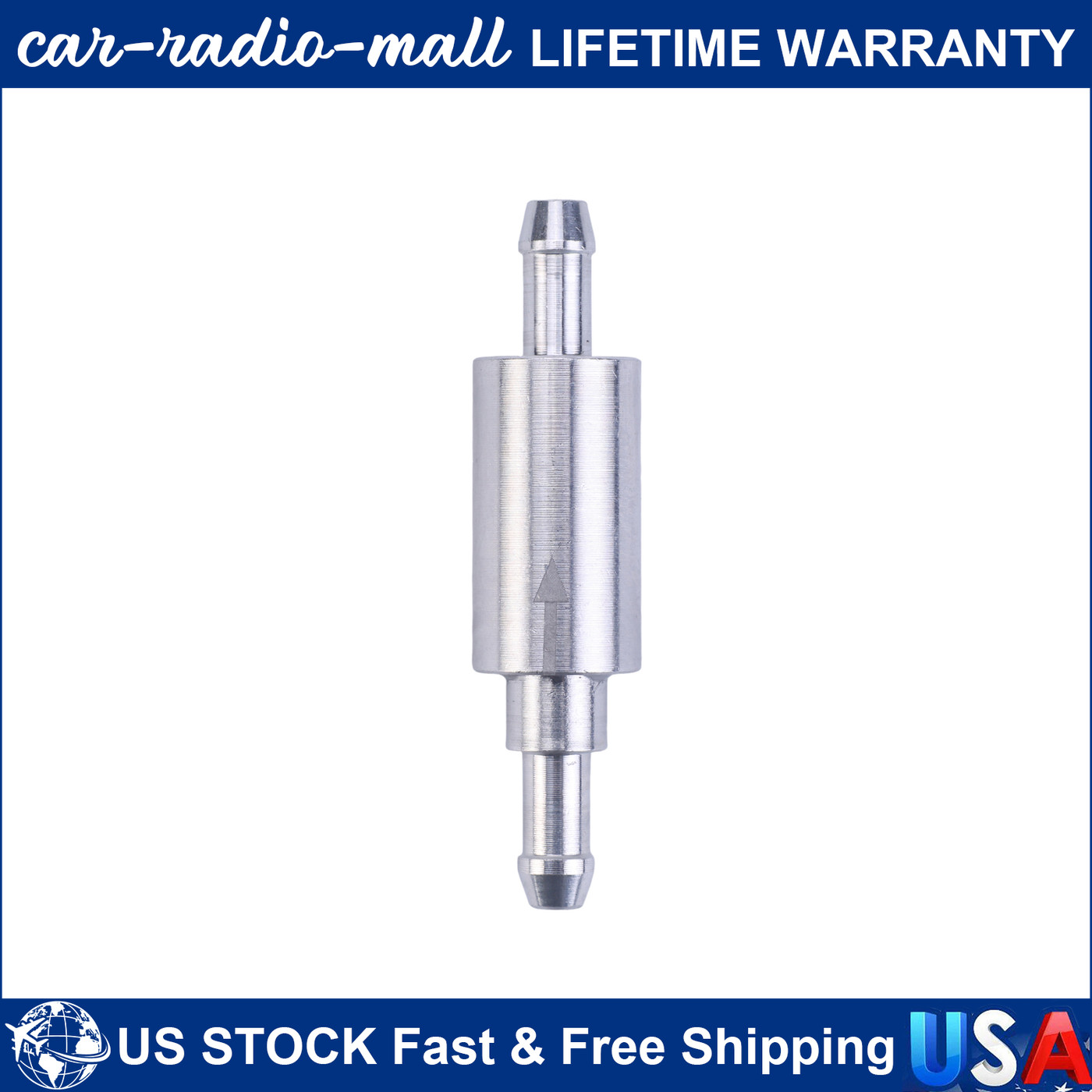 6 PCS Brake Bleeder Hose, One Way Check Valve Tube Bleeding Tool Kit Silver US