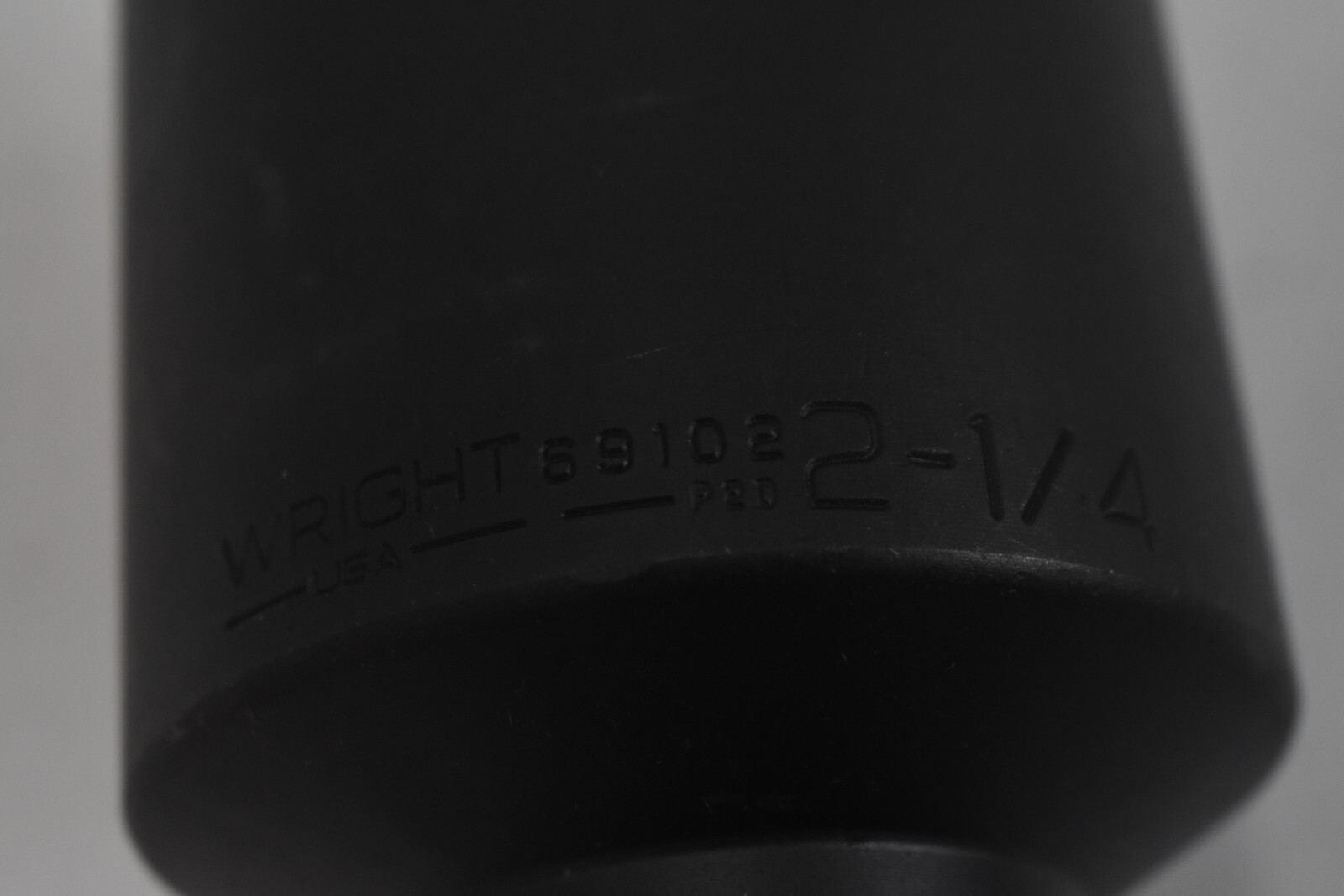Wright Tool 69102 1″ Drive 2-1/4″ 6 Point Standard Impact Socket P2D Black Steel