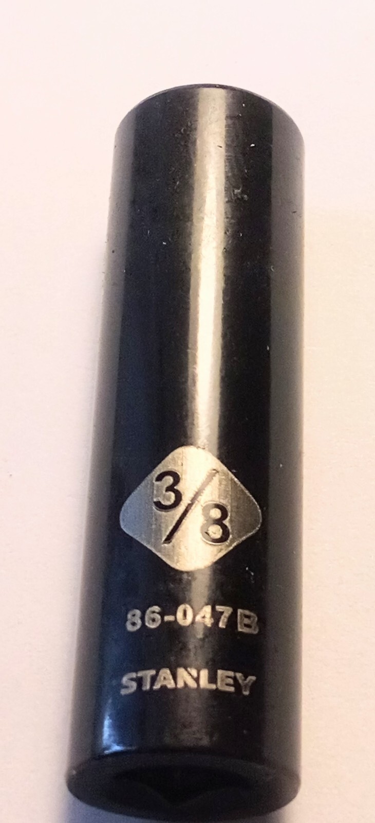 Stanley 3/8″ x 1/4″ Deep Socket 86-047B Black Chrome 6 Pt Free USA Shipping