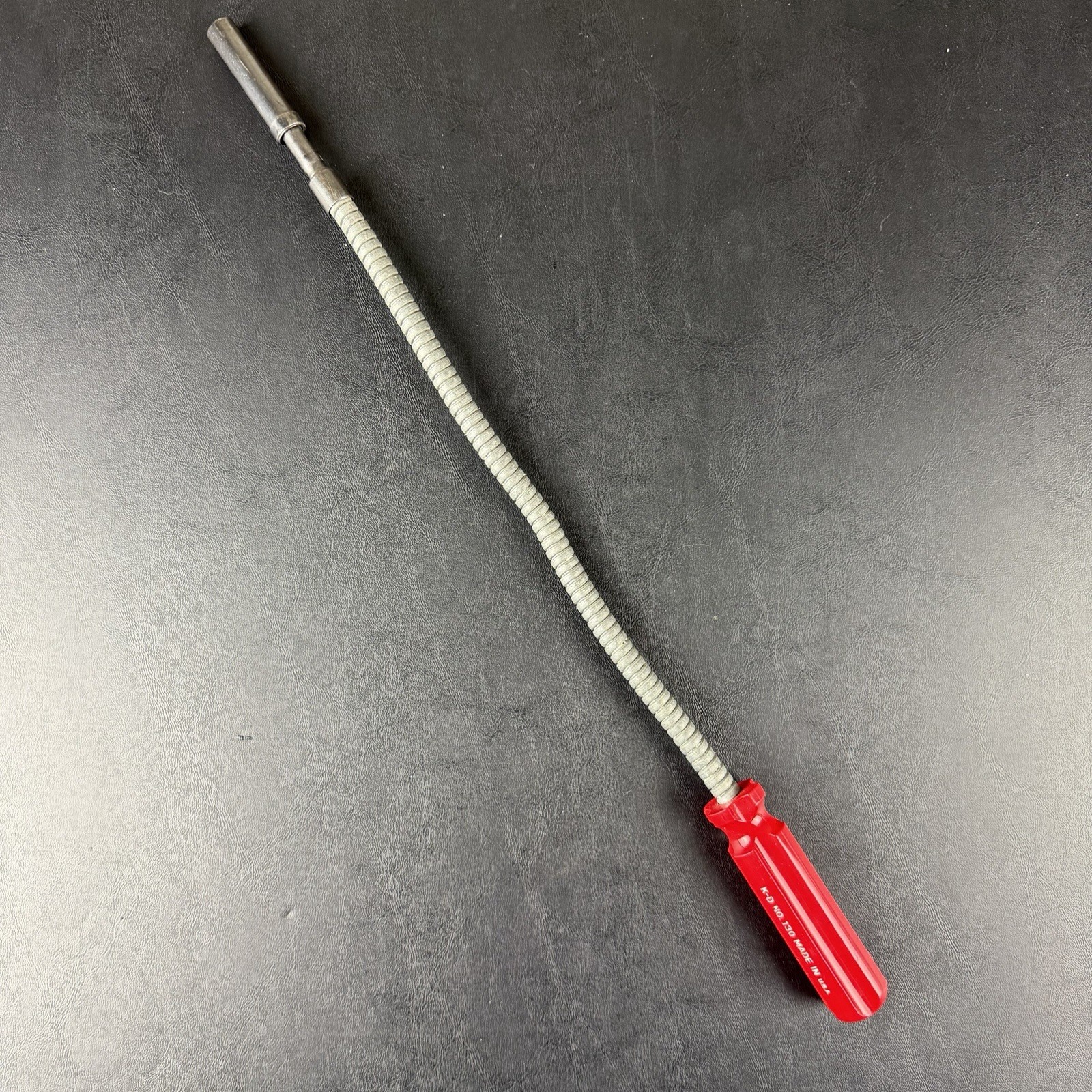 Vintage K-D No.130 Flexible Shaft Driver 3/32″ Hex & 7/32″ Slotted USA 17″