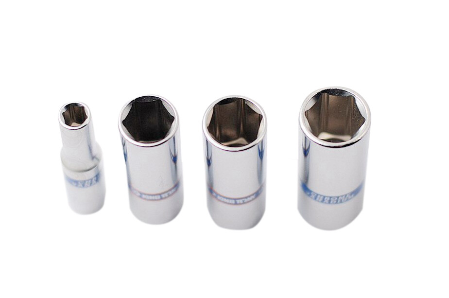 King Tony 1/4″ Dr. 6pt Deep Metric/Imperial Socket Option: 4-14mm-5/32-3/8″
