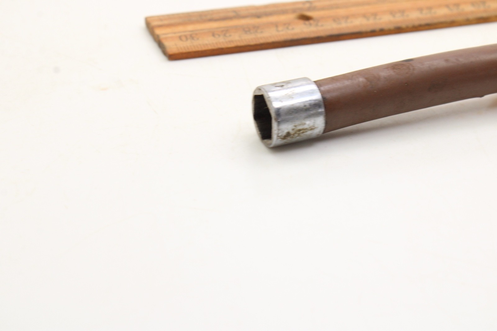 Snap-on ND 114 7/16″ 3″ Shank Brown Insulated Amber Handle Nut Driver USA