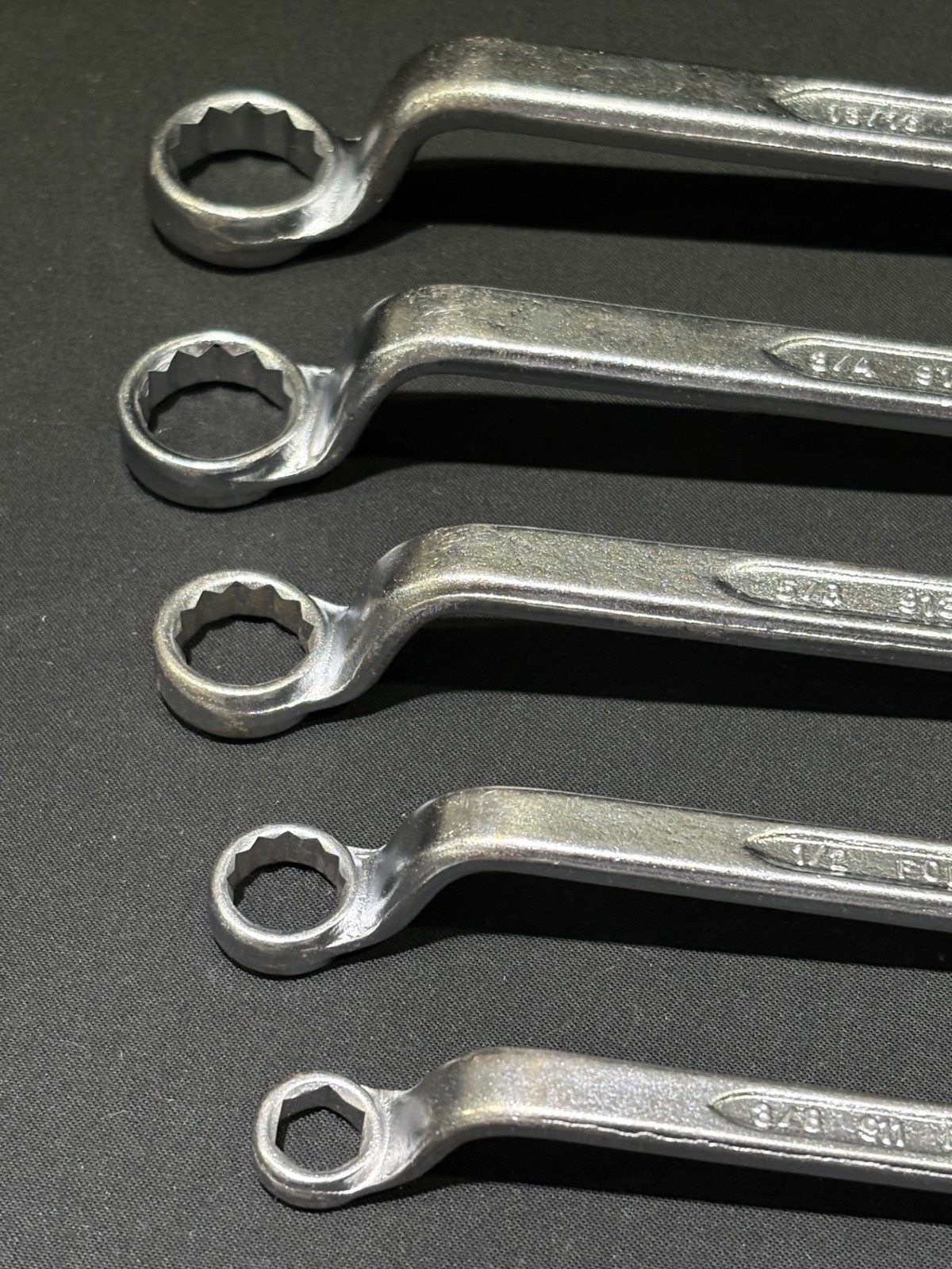 Indestro Offset Double Box Wrench Set of 5 Mixed 6pt/12Pt 911 912 913 914 915