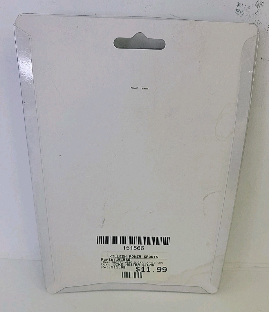 BikeMaster Safety Wire 0.032 1/4lb Reel Part # 15-1566.
