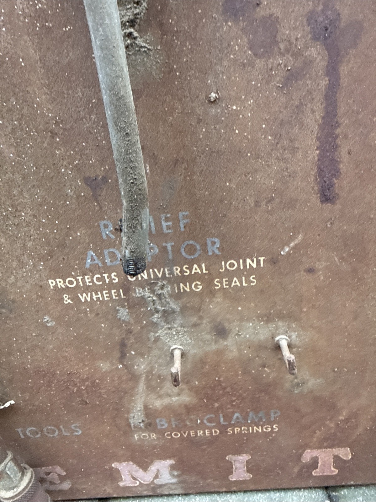 Vintage American Specialised Lubrications Tools Workshop Tool Hanging Board