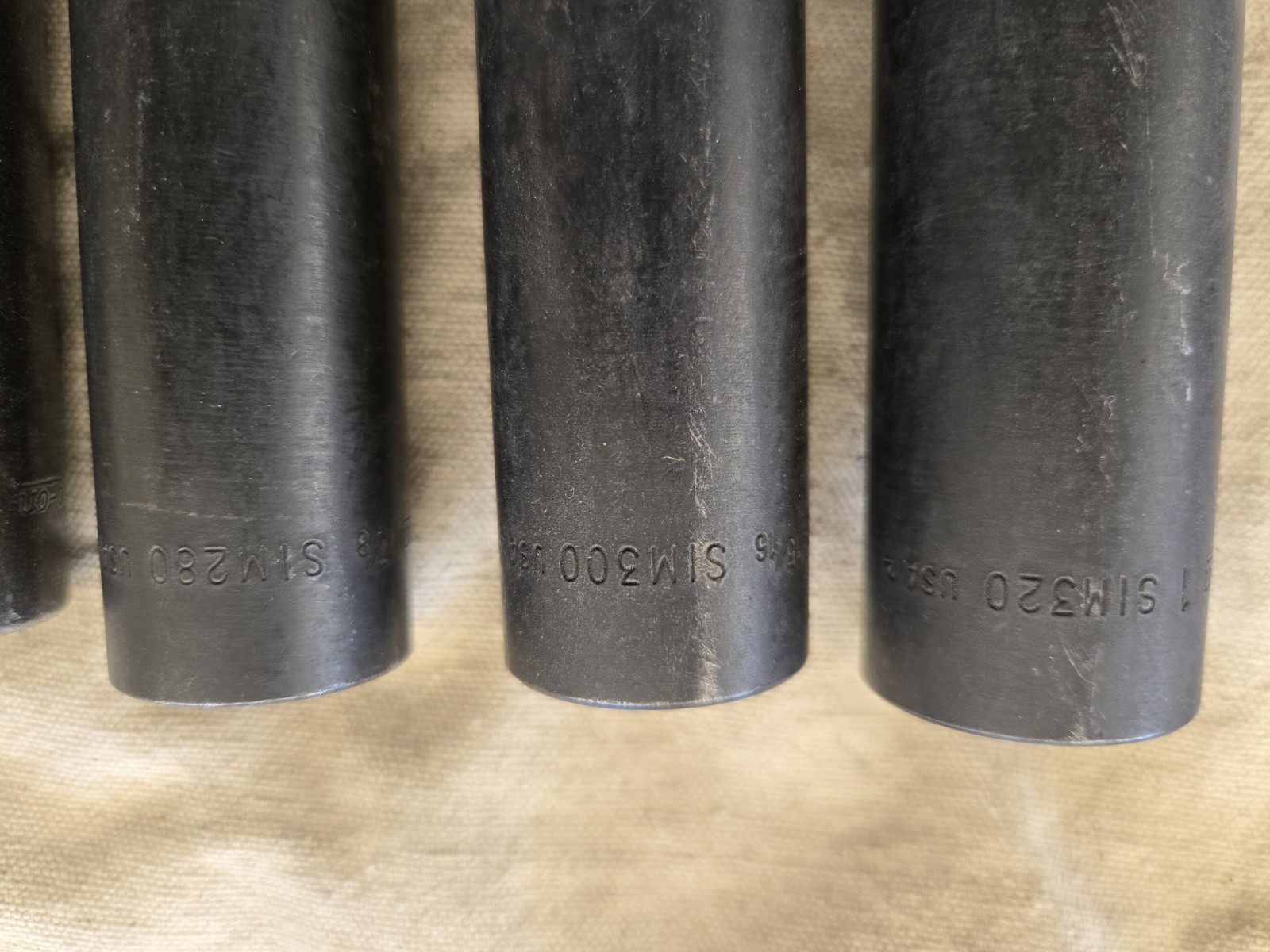 Snap-On 9pc SAE 1/2″ Drive 6 Point Impact Deep Socket Set 1/2″ to 1″ 309SIMYA