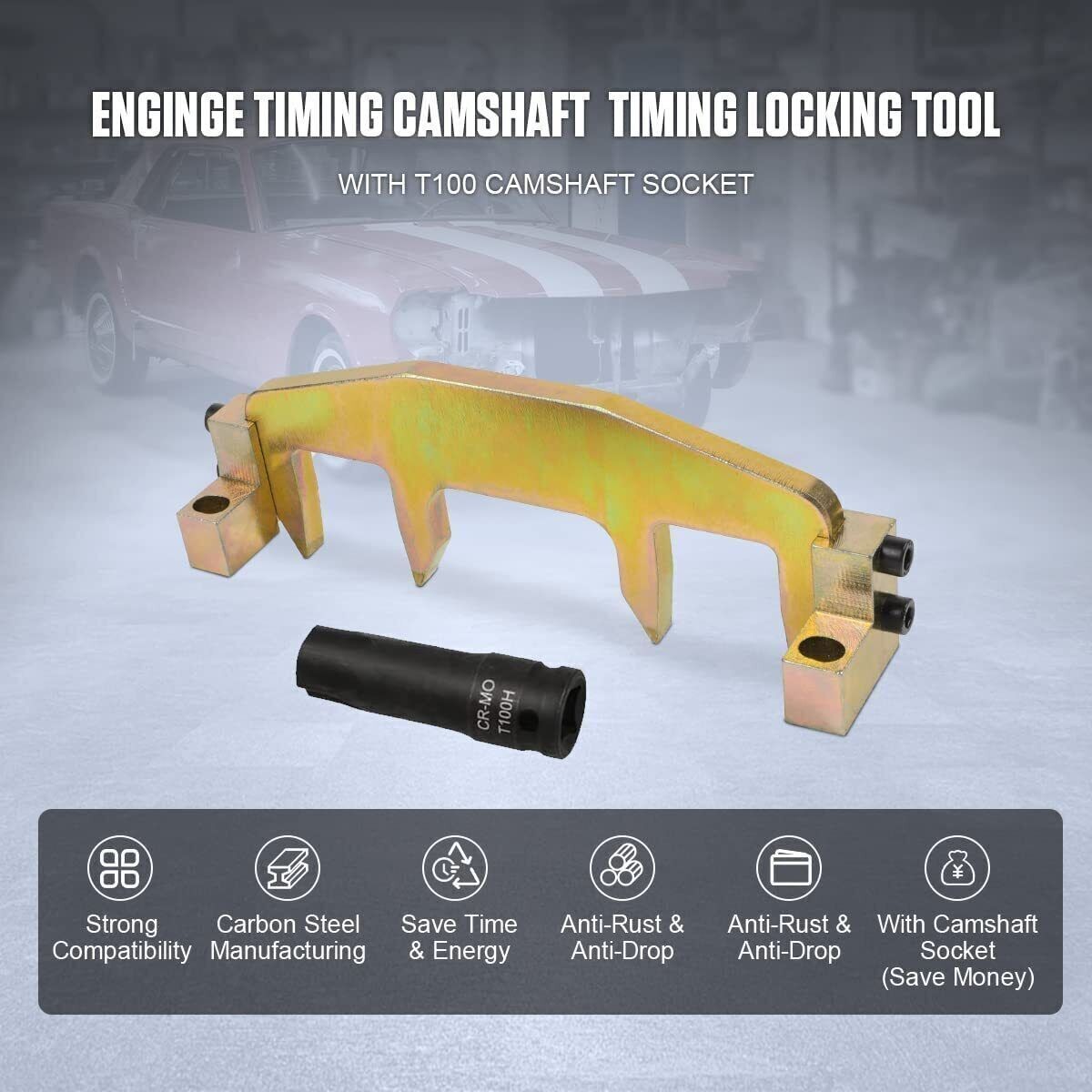 Camshaft Engine Locking Timing Tool For Mercedes-Benz M271 C200 E260 T100 Socket