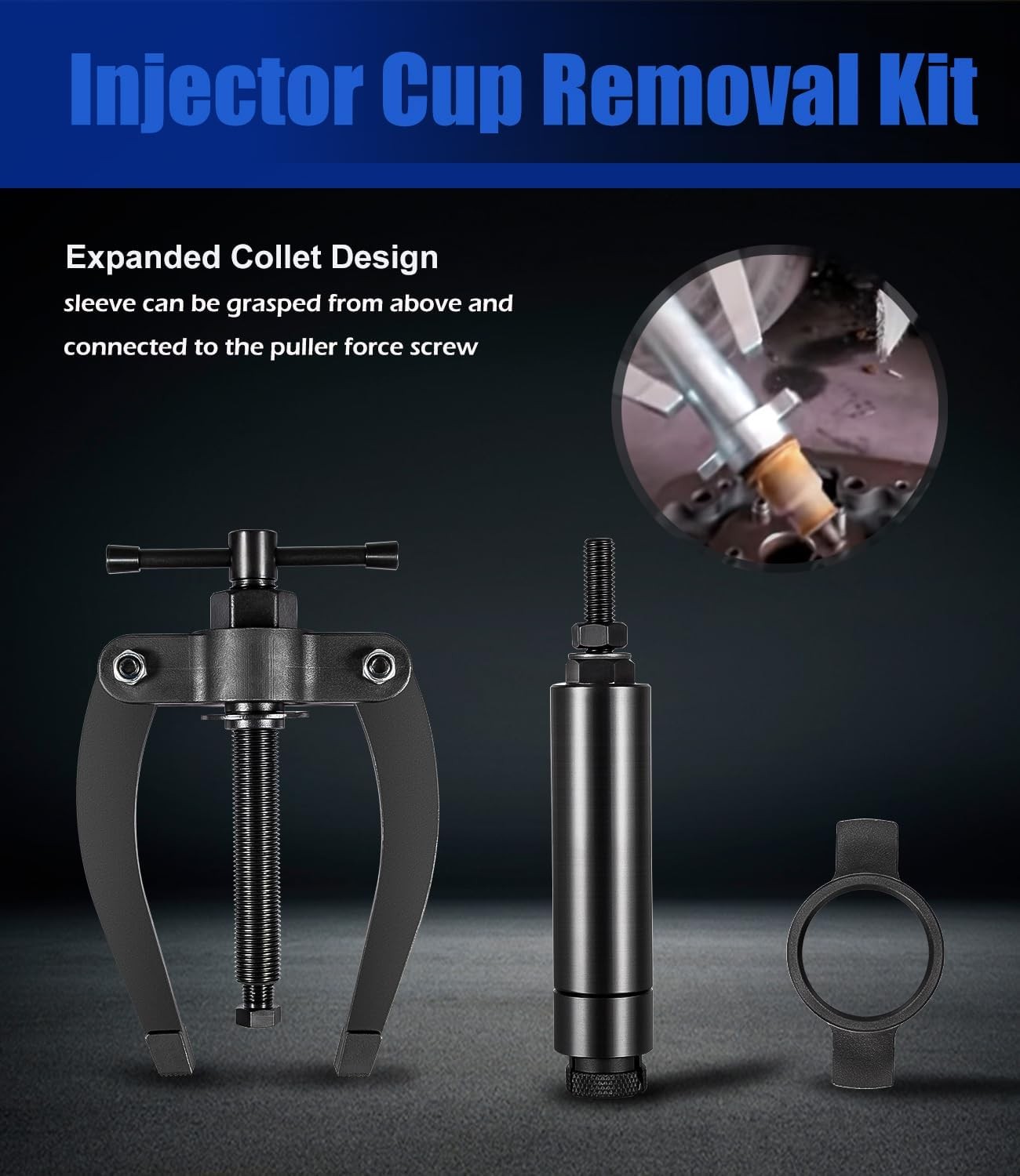 Injector Cup Installer Tool for Volvo D11 D13 D16 FM12 Mack MP7 MP8 MP10 Engine