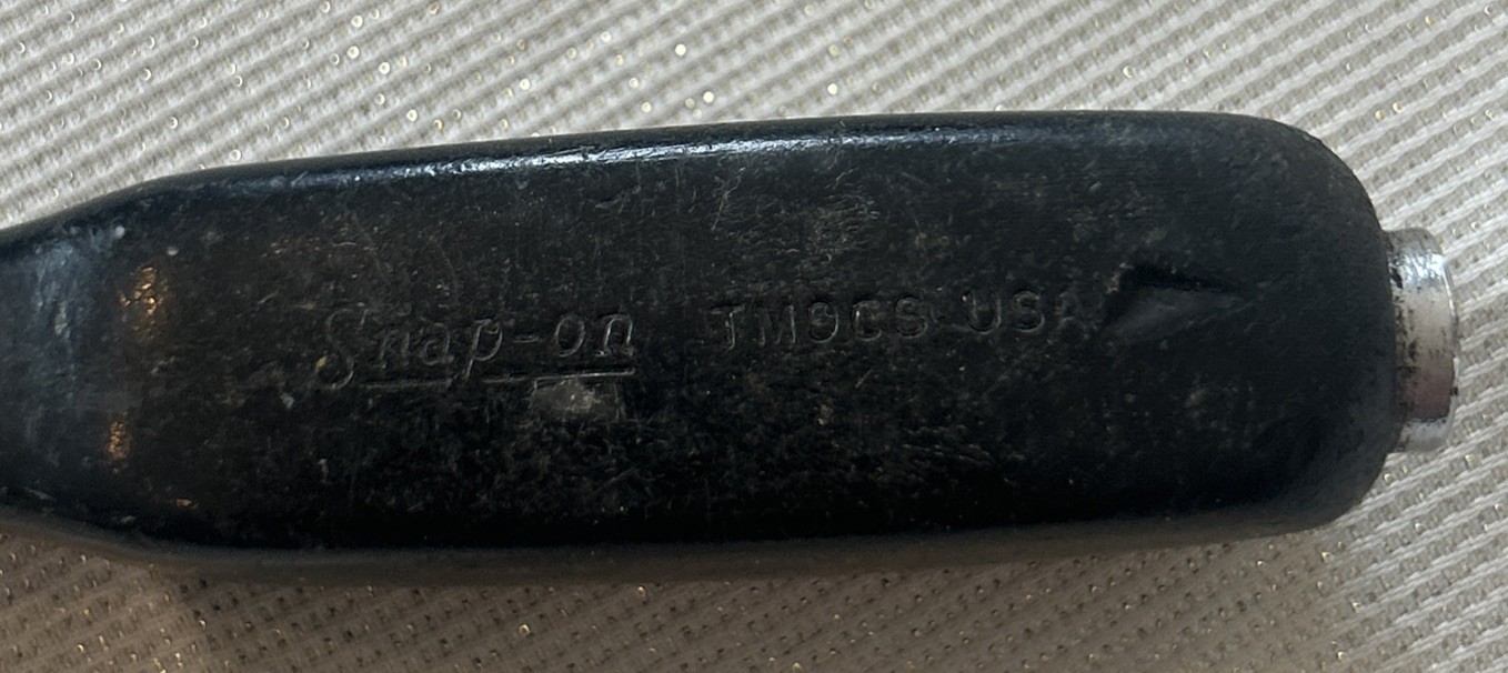 Snap-On TM9CS 1/4 “Drive 9″ Long Shank Socket Driver Black Hard Plastic Handle