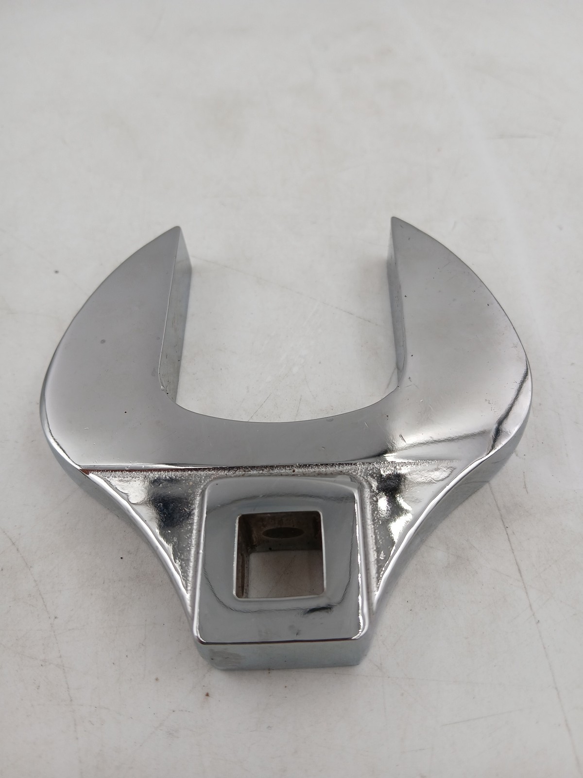 Snap-on 46mm Crowfoot Wrench SCOM46 Open End Square Drive USA Metric Chrome Tool