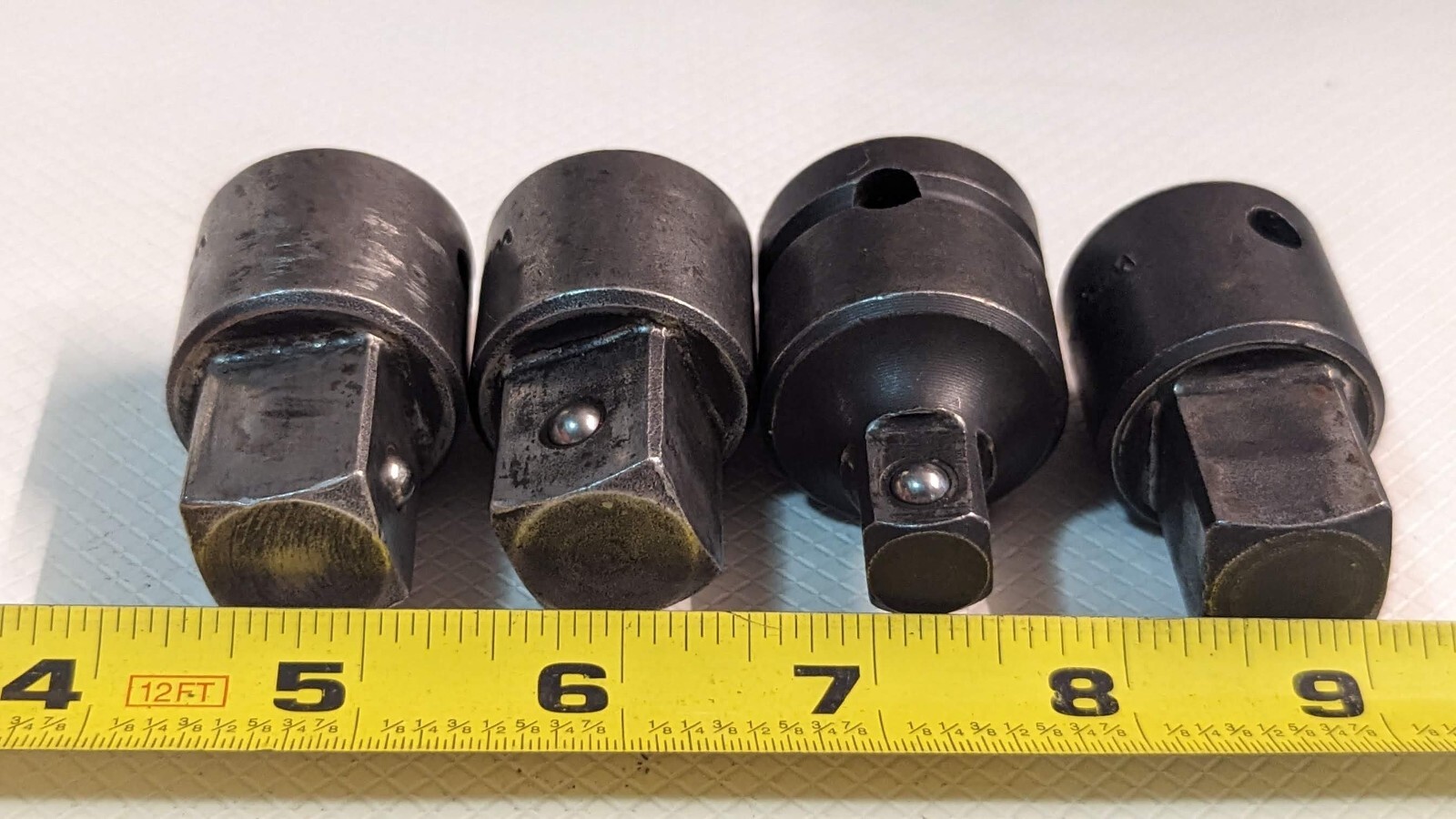 Lot of 14 Wright Impact Sockets Drive 1″ 15/16 7/8 13/16 11/16 Extension Adapter