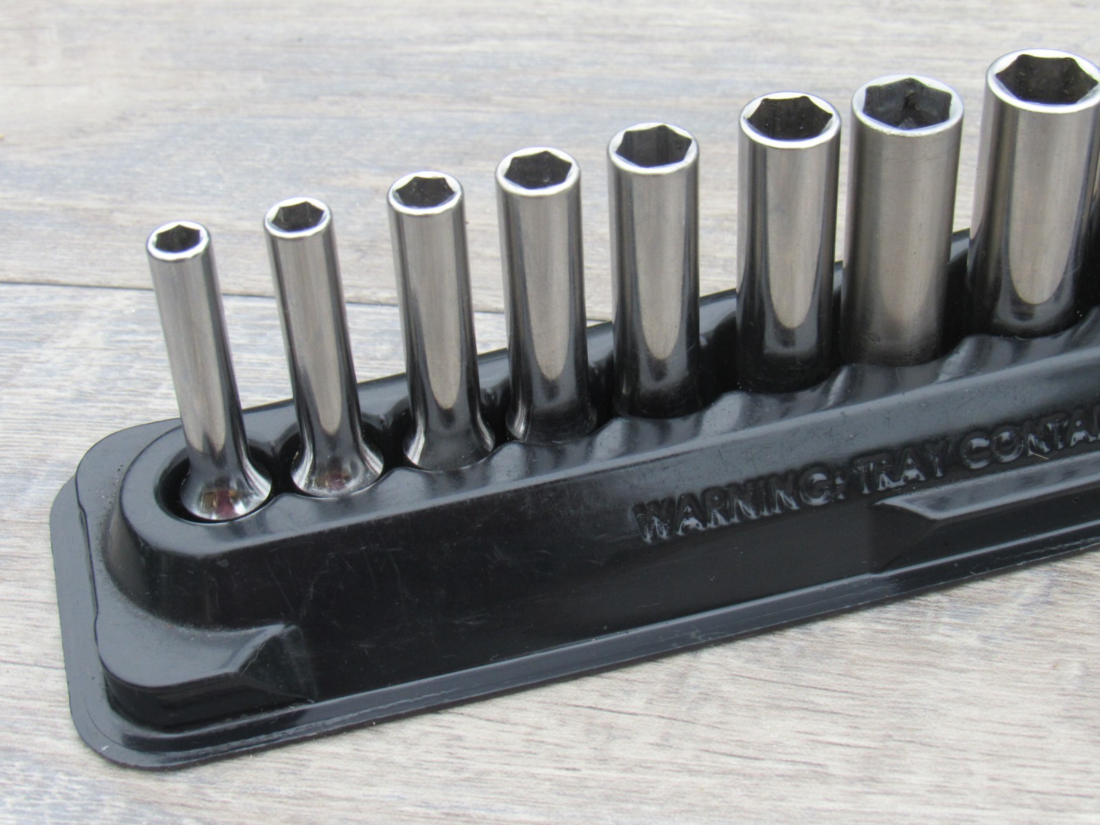 SNAP ON 12 PC 112STMMY 1/4″ METRIC 6 PT DEEP SOCKET SET 5MM – 15MMSTMM5 – STMM15