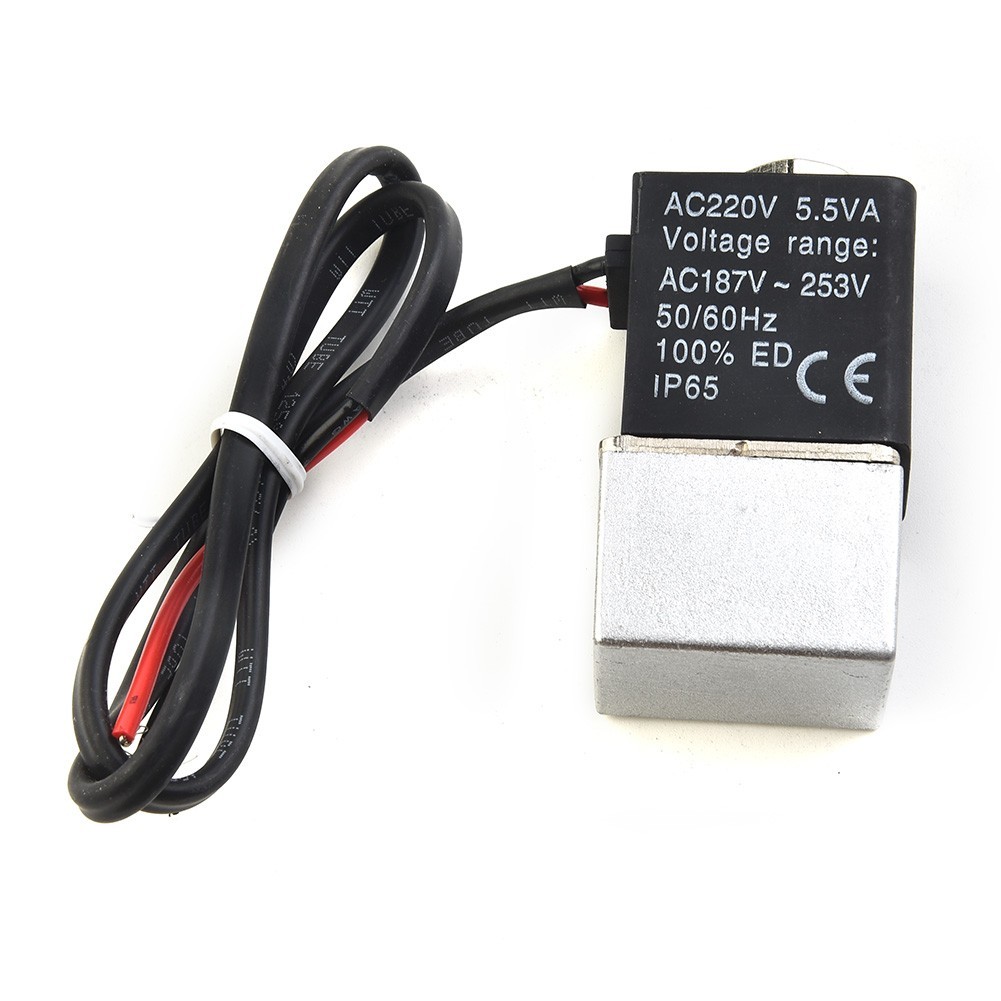 Solenoid Valve Oil-free -10 To 80 °C for 2 Way Normally Closed Air Aluminum
