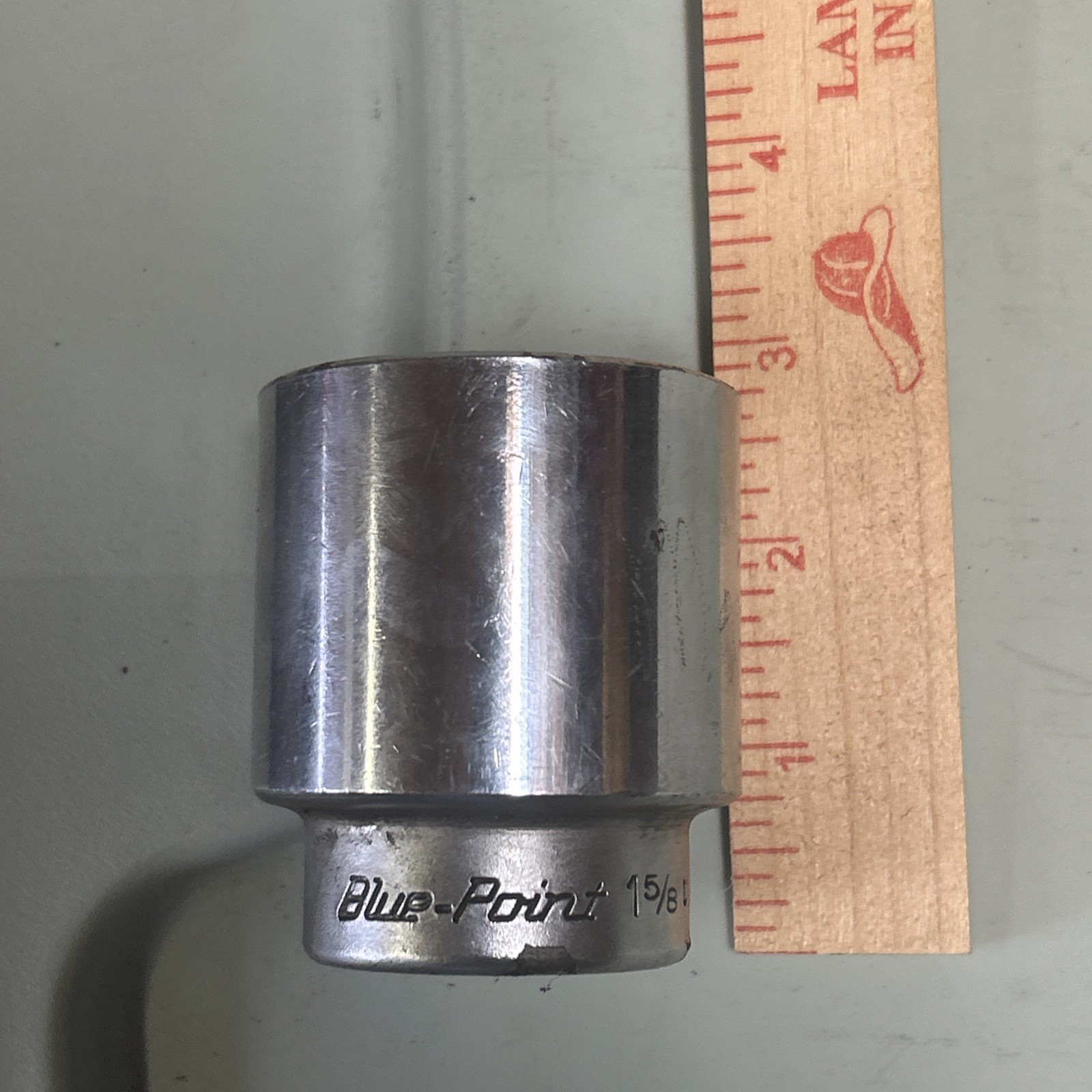 Snap On/Blue-Point-#U522 – Chrome, 1-5/8”, SAE, 3/4”Drive, 12 Point Socket-USA-