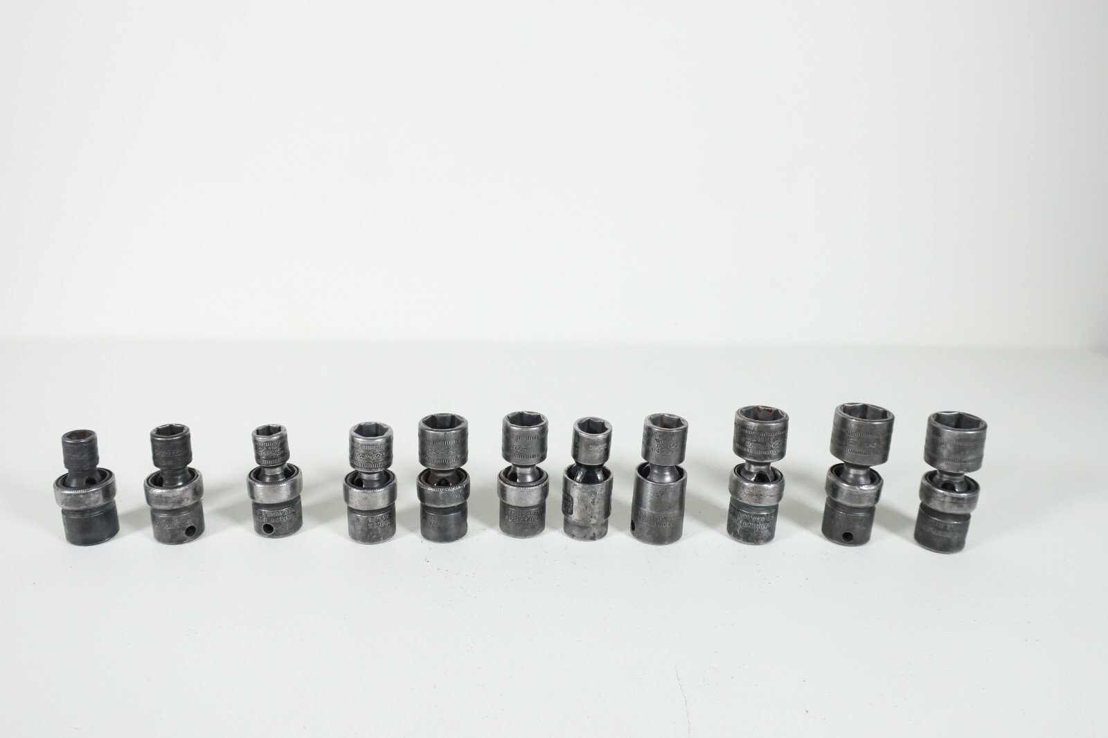 Snap On 3/8″ Drive 11pc Metric Swivel Impact 6pt Socket Set(9mm-19mm)IPFM