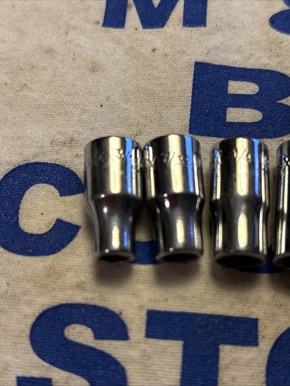 Par-X USA 1/4″ Drive 8pc SAE 6pt Socket Set 3/16″ to 1/2″ (no 5/16)