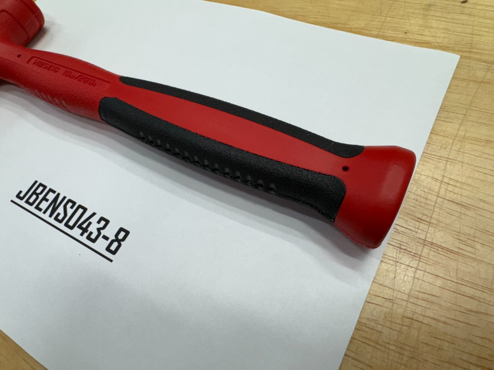 Snap-on Tools USA NEW RED 10oz / 280g Slimline Soft Face Dead Blow Hammer HBSE10