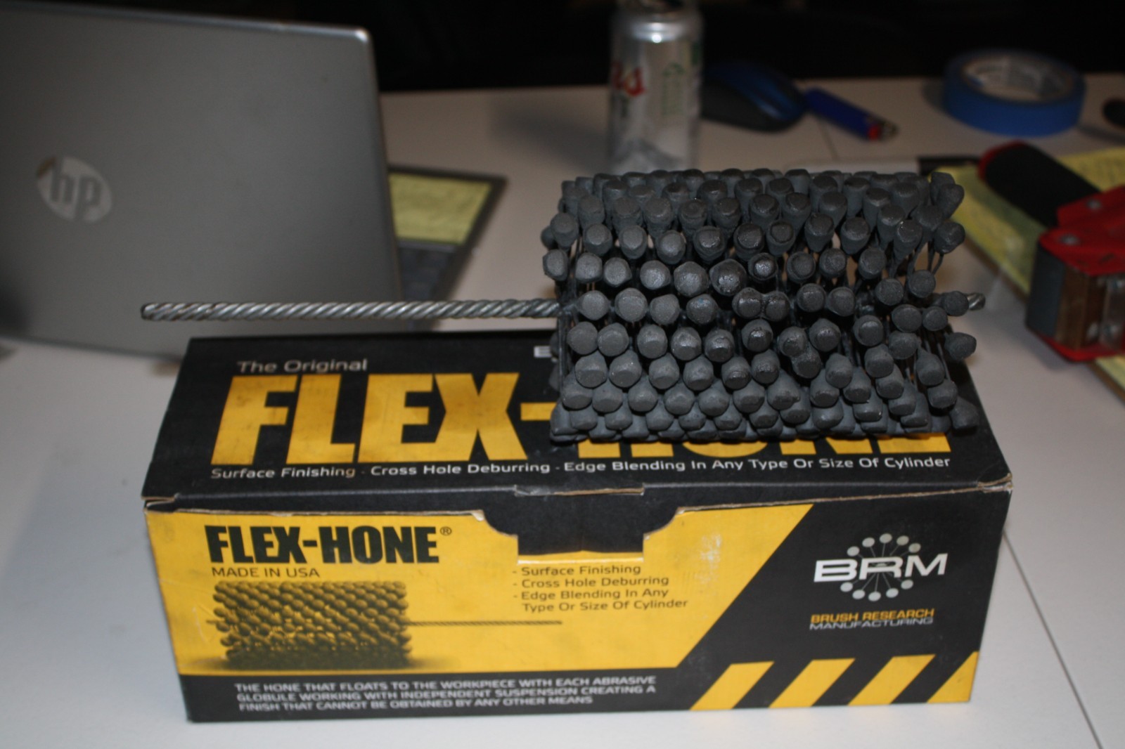 BRM Flex-Hone Cylinder Honing Tool – Engine Cylinder Brush – Bore Honing