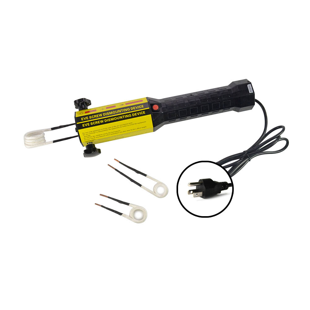 Magnetic Induction Heater Kit 110V Tools LED Light 4.5A 1100W for Automotive New