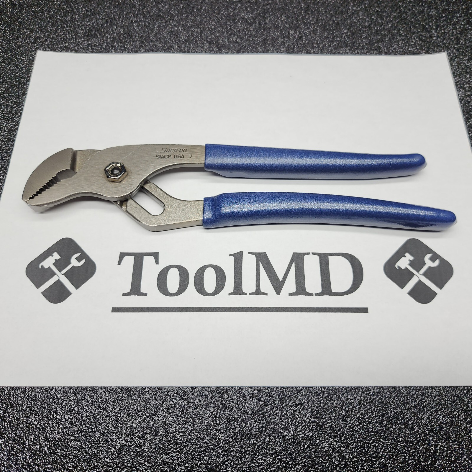 Snap-on Tools POWER BLUE 9″ Adjustable Joint Interlocking Channel Pliers 91ACP
