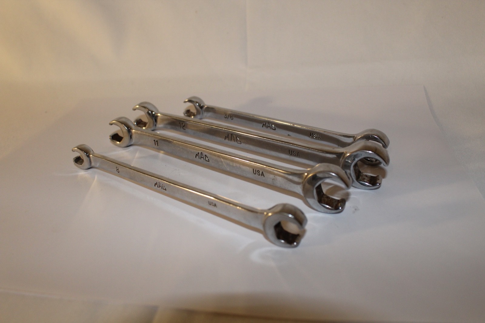 MAC SAE Metric Flare Nut Wrench Set 8mm, 10mm, 11mm, 12mm, 13mm, 14mm, 3/8, 7/16