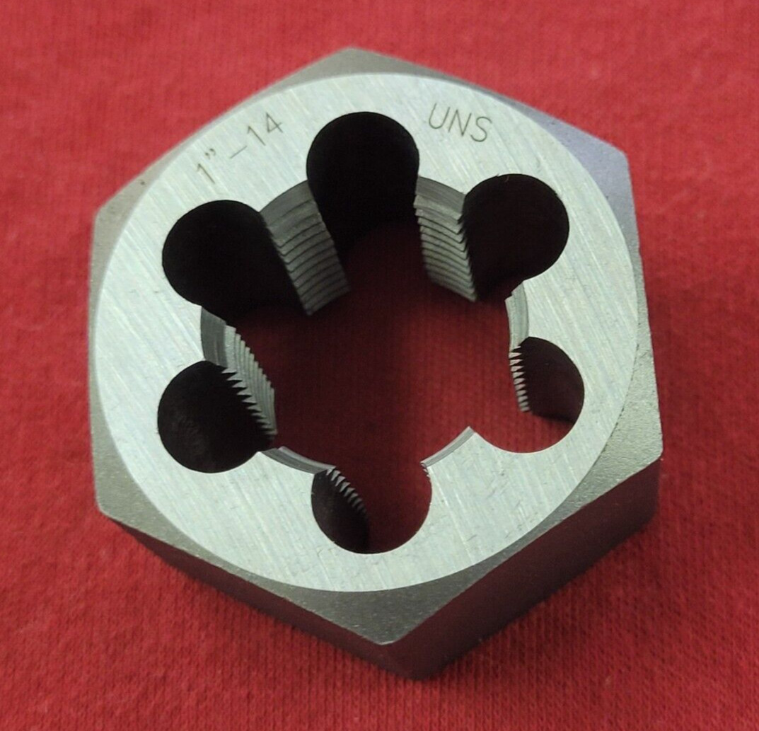 1″-14 NS x 1.81″ Hex Carbon Die A1 416-06414 Rethread Die CS