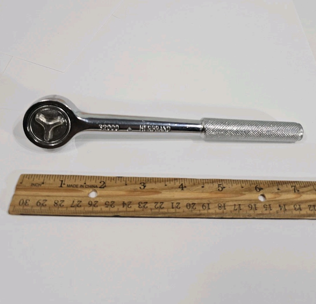 HERBRAND 32000 3/8» Drive Knurled Handle Thumb Wheel Ratchet