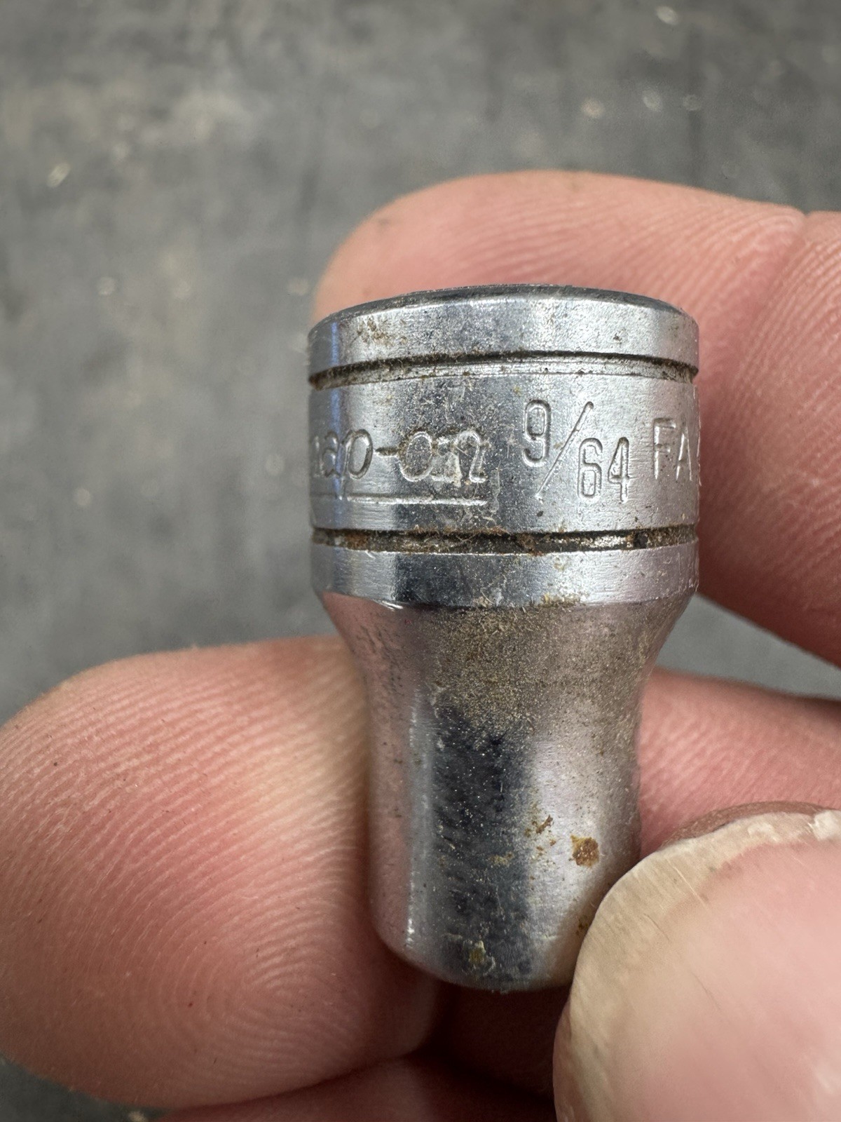 Snap On FA4.5A 3/8″ Dr 9/64″ Standard Hex no Bit just Socket