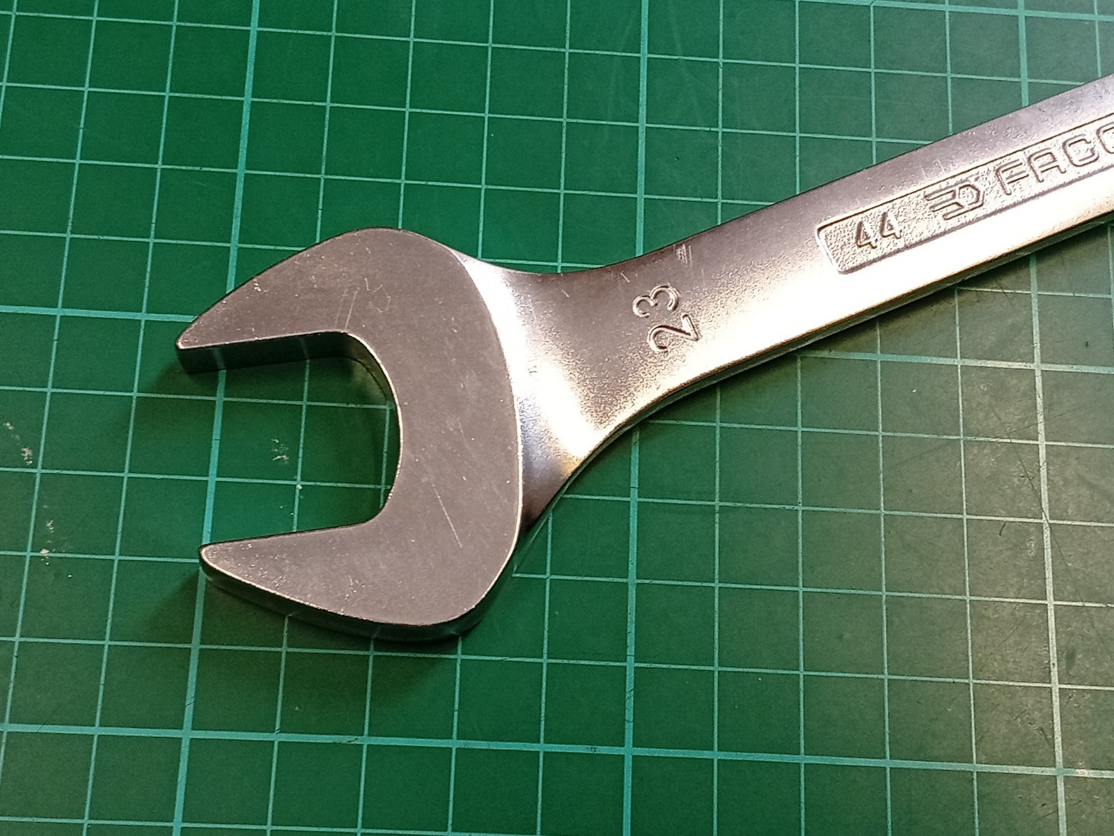 Facom No44, 21mm x 23mm, Open Ended Spanner, Made In France