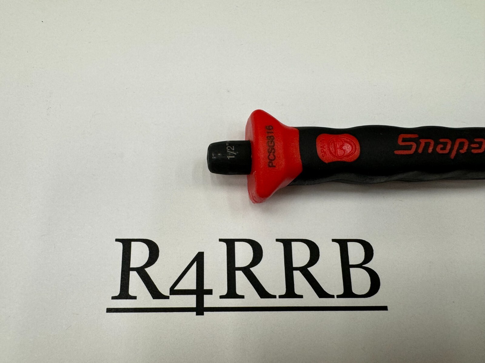 Snap-on Tools SPAIN NEW RED Soft Grip 1/2″ Flat Edge Chisel PCSG816R
