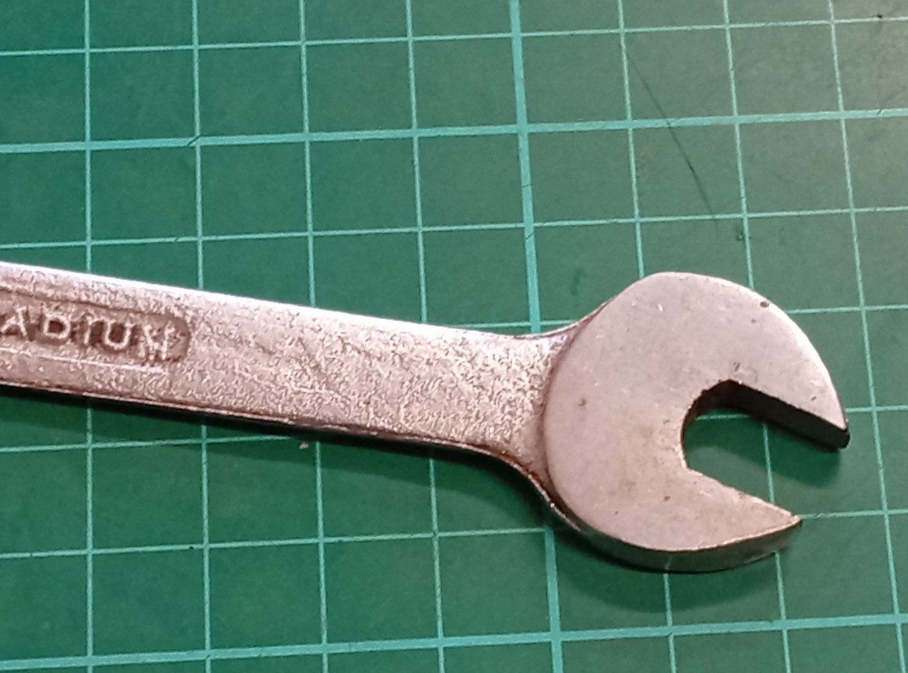 Vintage EAGLE, 9mm x 11mm, Chrome Vanadium Open Ended Spanner, Sheffield England