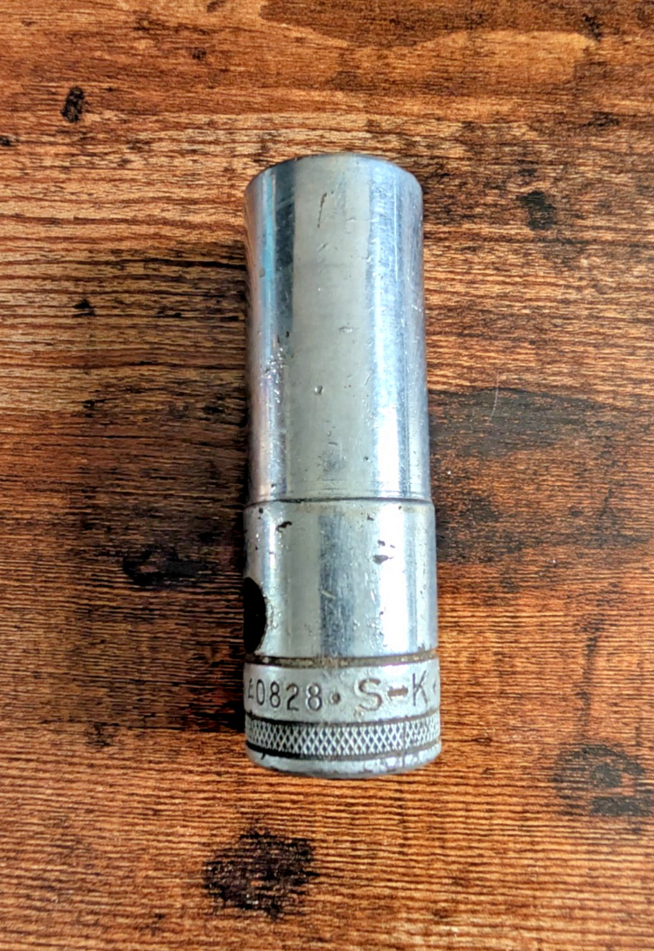 VINTAGE S-K TOOLS 1/2″ DRIVE 13-PC SOCKET SET WITH METAL CASE 40114-40136 USA